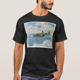 Camiseta B25 Mitchell WW2 Novedad Militar de Pintura de Avi