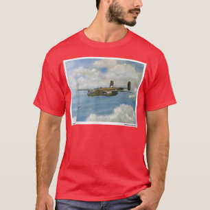 Camiseta B25 Mitchell WW2 Novedad Militar de Pintura de Avi