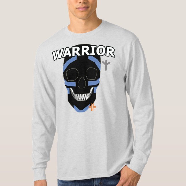 Camiseta B2 de HANDSKULL Warrior Long Sleeve (Anverso)