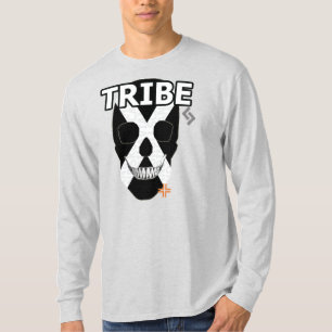 Camiseta B2 de manga larga de la tribu HANDSKULL