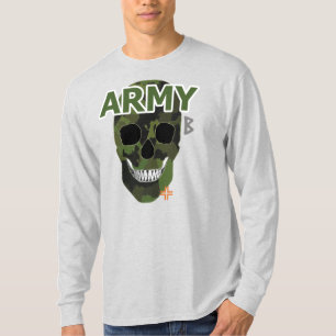 Camiseta B2 de manga larga del ejército HANDSKULL