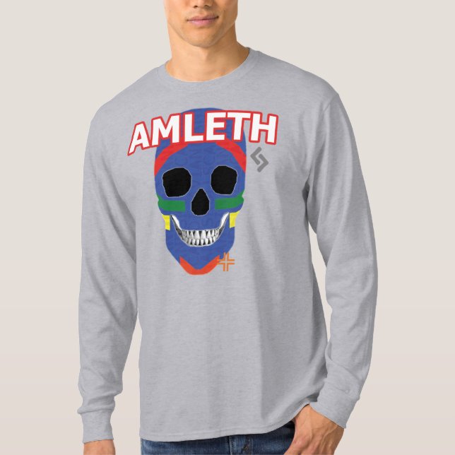 Camiseta B2 de manga larga HANDSKULL Amleth (Anverso)