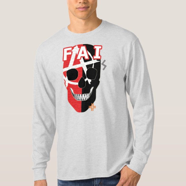 Camiseta B2 de manga larga HANDSKULL FAI (Anverso)