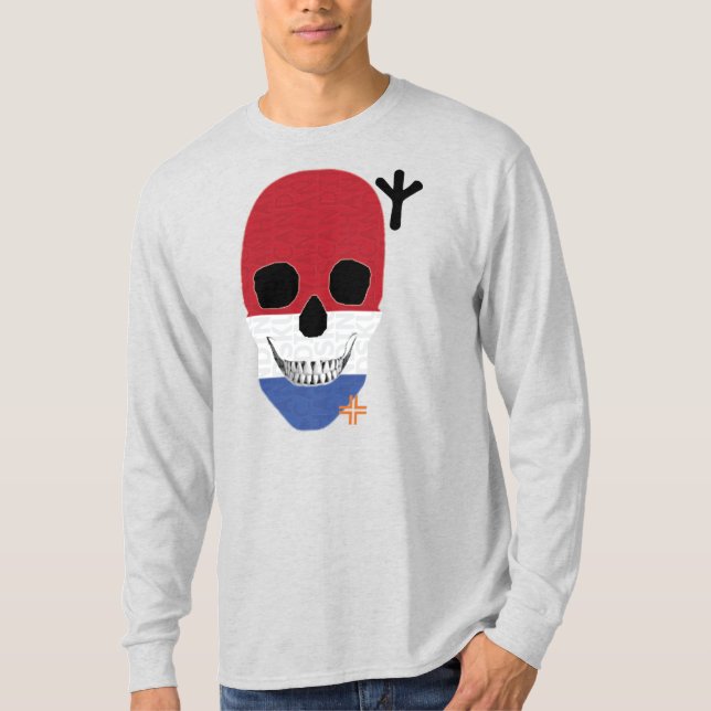 Camiseta B2 de manga larga HANDSKULL Países Bajos (Anverso)