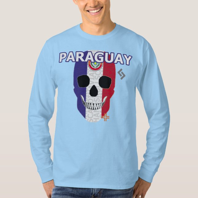 Camiseta B2 de manga larga HANDSKULL Paraguay (Anverso)