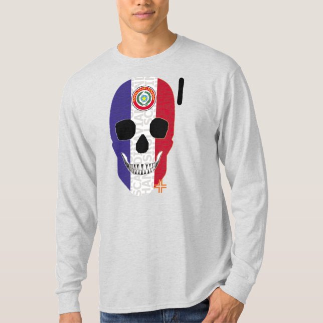 Camiseta B2 de manga larga HANDSKULL Paraguay (Anverso)