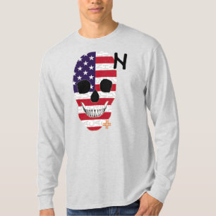 Camiseta B2 de manga larga HANDSKULL USA