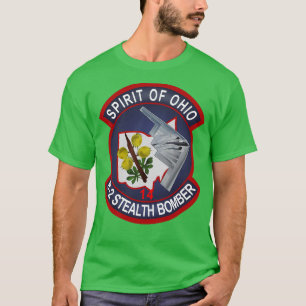 Camiseta B2 Espíritu del bombardero furtivo de Ohio dos ton