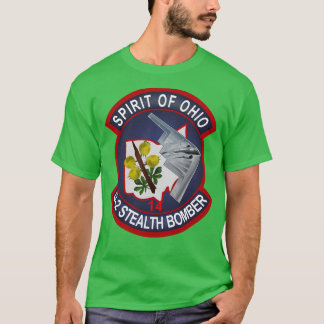 Camiseta B2 Espíritu del bombardero furtivo de Ohio dos ton