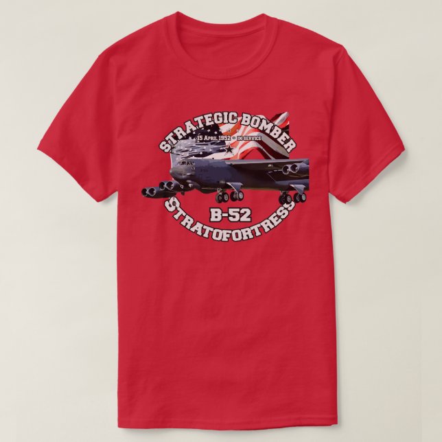 Camiseta B52 Bombardero estratégico de la Estratorresistenc (Diseño del anverso)