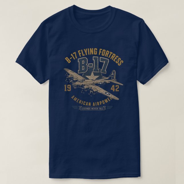 Camiseta B-17 Flying Fortress (Diseño del anverso)