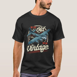 Camiseta B 17 Fortress Volador No Antiguo Sólo Vintage B17 