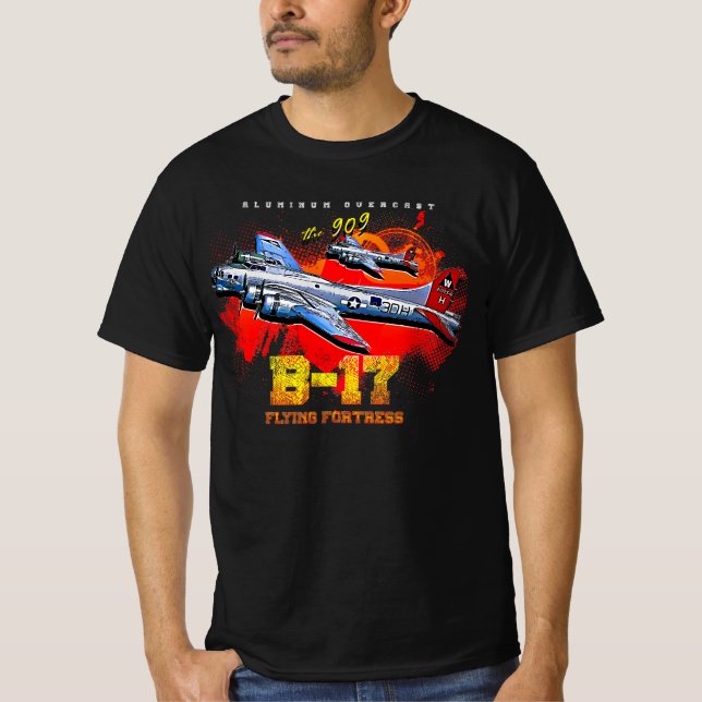 Camiseta B-17 Fuerza Aérea de la Fuerza Aérea de los Estado (Anverso)