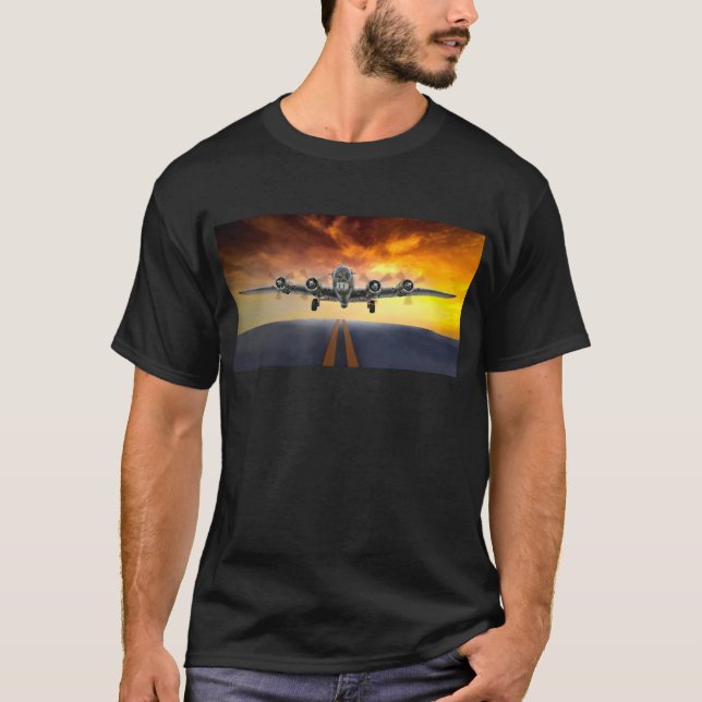 CAMISETA B-17 FUERZA DE VUELO DESPEGADA (Anverso)