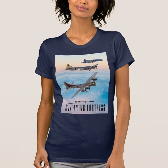 CAMISETA B-17 VOLANTE FORTRESS BOMBER SQUADRON (Anverso)