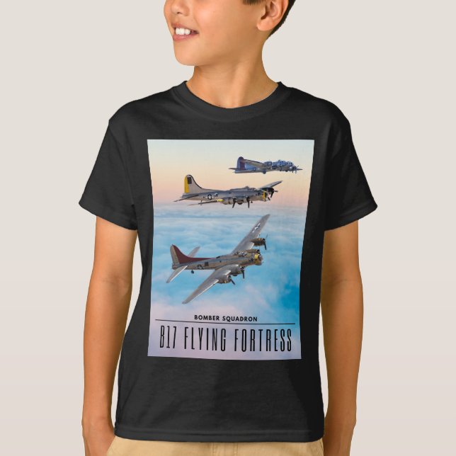 CAMISETA B-17 VOLANTE FORTRESS BOMBER SQUADRON (Anverso)