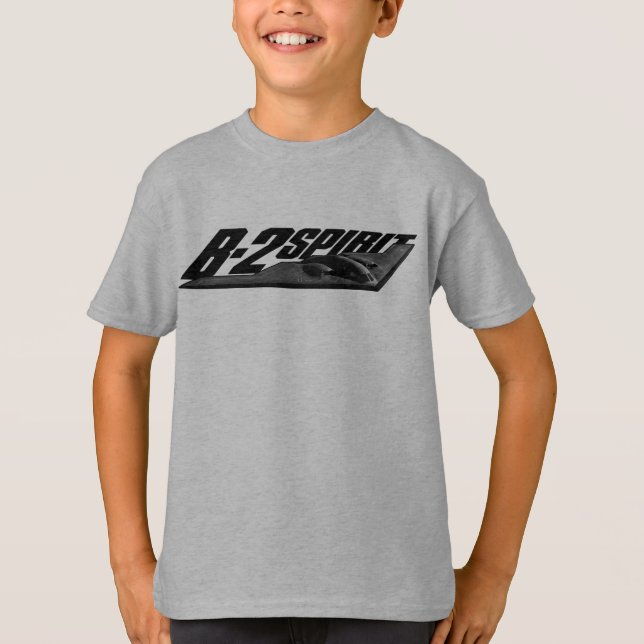 Camiseta B-2 ConfortSoft sin tacañería básica para niños co (Anverso)