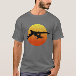 Camiseta B-52 Stratofortress Silhouette Sunset Bomber B52
