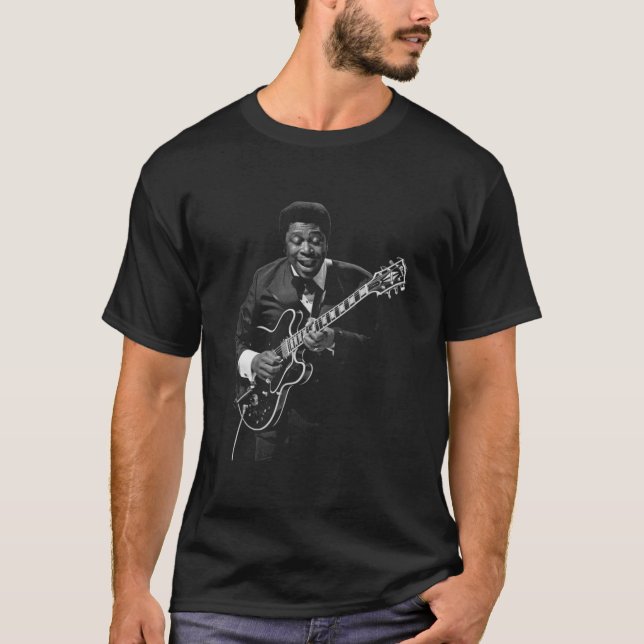 Camiseta B.B King Tocando guitarra (Anverso)