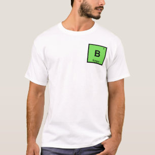 Camiseta B - Bongos Música Química Símbolo de la Tabla Peri