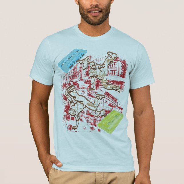 Camiseta B-boy Cassette Battle (Anverso)