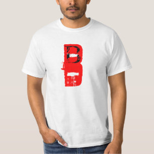 Camiseta B- Camisas de Tee para hombres de sangre
