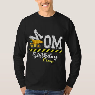 Camiseta B - Día Fiesta Mamá Cumpleaños Equipo de Construcc