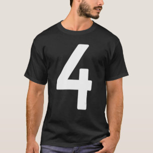 Camiseta B Día Número 4 Monograma Fuente Norwester Altura i