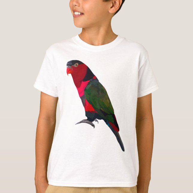 Camiseta B es para Black Capped Lory (Anverso)