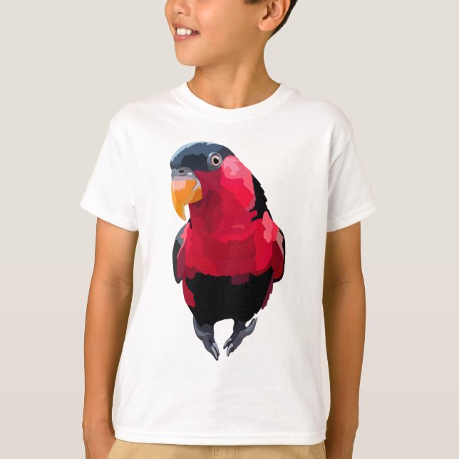 Camiseta B es para Black Capped Lory (Anverso)