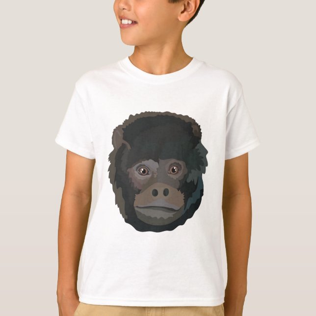 Camiseta B es para Black Howler Monkey (Anverso)