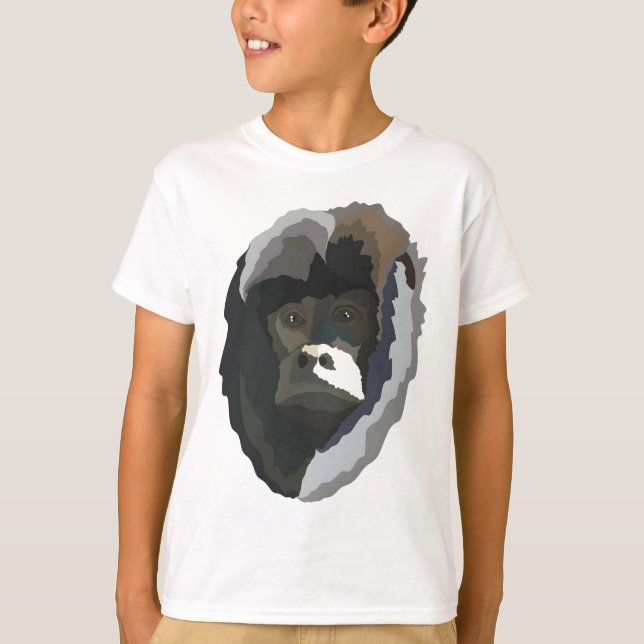 Camiseta B es para Black Howler Monkey (Anverso)