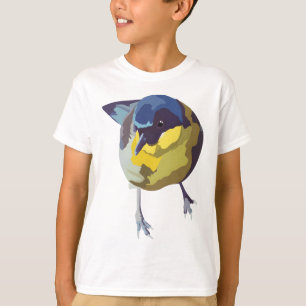 Camiseta B es para Blue Crowned Laughing Thrush
