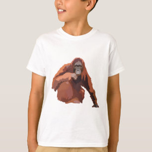 Camiseta B es para Bornean Orangutan
