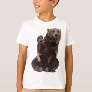 Camiseta B es para Brown Bear