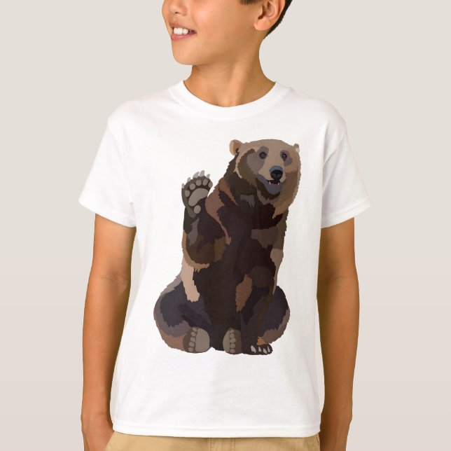 Camiseta B es para Brown Bear (Anverso)
