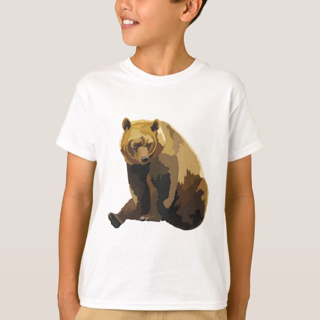Camiseta B es para Brown Bear (Anverso)