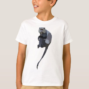 Camiseta B es para el mono azul