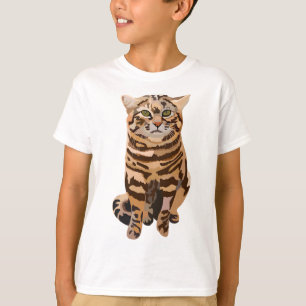 Camiseta B es para gato con pies negros