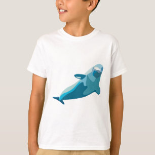 Camiseta B es para la ballena de Beluga