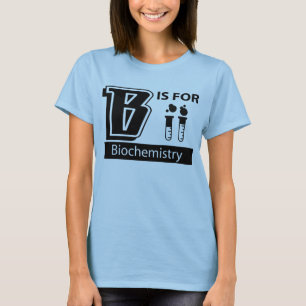 Camiseta B está para la bioquímica