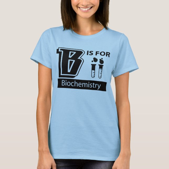 Camiseta B está para la bioquímica (Anverso)
