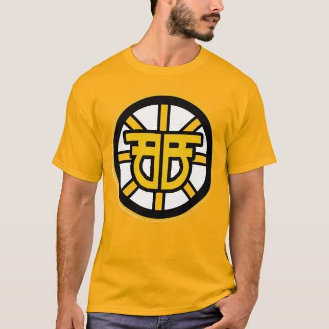Camiseta B.F. Raid Hockey Night Tee Dorado (Anverso)