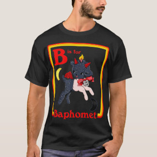 Camiseta B for Baphomet Satanic Cute Devil Retro Vintage Sa