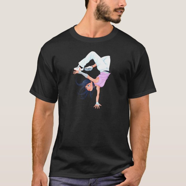 Camiseta B-Girl de breakdancing 1 (Anverso)