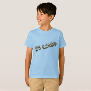 Camiseta B Gris-blanco escolar