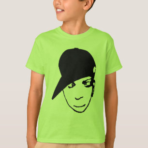 Camiseta B-muchacho del animado. Engranaje de Hip Hop