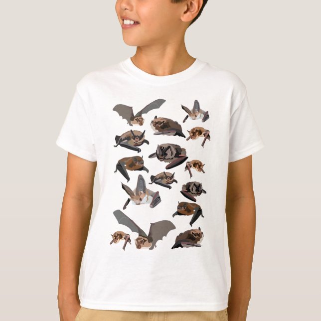 Camiseta B para los murciélagos británicos (Anverso)