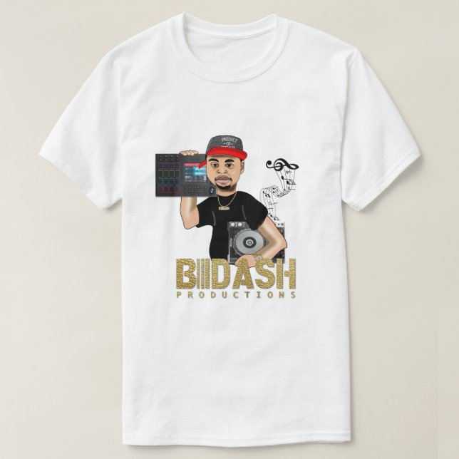 Camiseta B Tee de logotipo de DASH (Diseño del anverso)