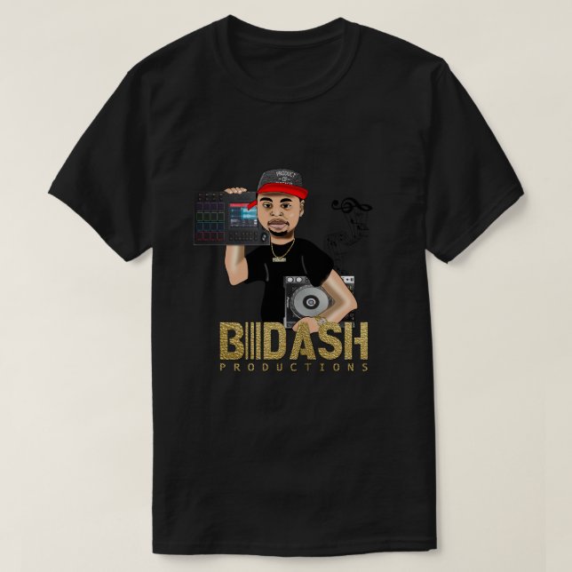 Camiseta B Tee de logotipo de DASH (Diseño del anverso)